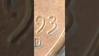Split Plating Doubling 1993 D - Coin Roll Hunting Finds!