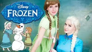 DISNEY COSPLAY Frozen pijama Elsa and Anna