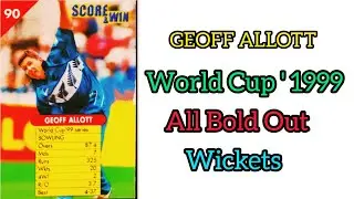 Geoff Allott world cup 1999 | All Bold out wickets | #trending #newzealandcricket #ipl #cricketlover