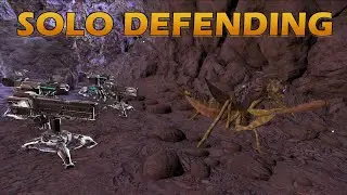 SOLO Defending A Unraidable Underwater Cave | Ark PvP
