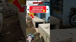 Proyek Drainase Menghalangi Rumah Warga ☝❗❗#shorts #videoshort #viralvideo