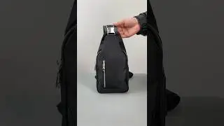 Women&rsquo;s business casual Oxford Cloth Chest Bag | Waterproof Crossbody Bag #shortsfeed