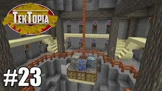TekTopia #23 - Improving the Mines (Minecraft Villager Mod)