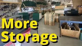 Pole Barn Storage Project - DIY Work Shop Shelves