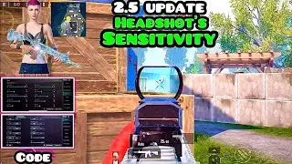 New Update 25 Best Pro TDM Headshot Sensitivity  Settings  Basic Settings BgmiPubg 2023
