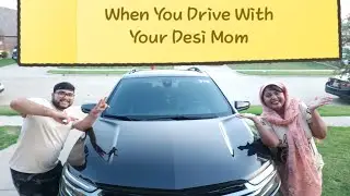 When You Drive With Your Desi Mom 🙄 😂    #desiamericansarz #desimoms #funnymom