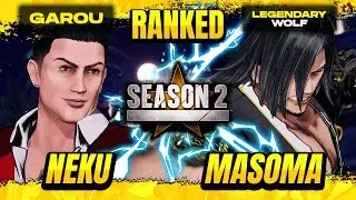 FF Season 2 ▰ Neku (RONALDO) VS MasomaMX (GATO) ▰ FATAL FURY: CoTW High Level Gameplay