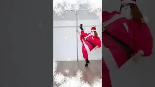 Santa Baby Pole Dancing @xpoleus