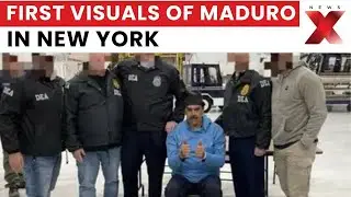First Visuals: Nicolas Maduro Lands in New York Under Heavy DEA Escort | NewsX