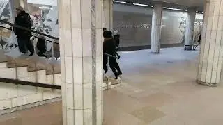 Метро Новосибирск. Площадь Гарина Михайловского - Золотая Нива