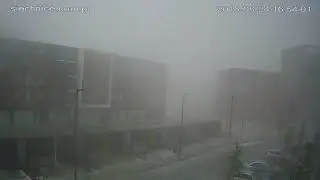 Burza z gradem w Siechnicach. Miasto po nawałnicy, nagranie z rynku, 24.08.2018