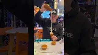 Could you finish a foot-long mozzarella stick?? #MilwaukeeWI