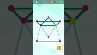 Smart puzzles One line game Sample Level 24 #shorts #ytshorts #YouTubeshorts