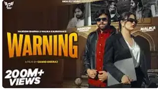 WARNING (Official Video) | Masoom Sharma | Malika Kaliraman | Haryanvi Songs Haryanavi 2026 gaming 
