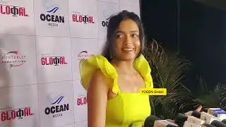 Megha Ray Taking About Fahmaan Khan Hiba nawab New song Beirada in Mumbai