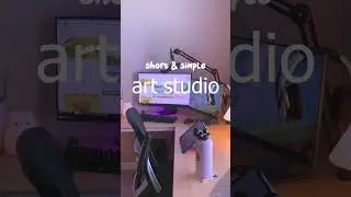 aesthetic art studio tour 😍✨ #artstudio #artstudiotour #artspace