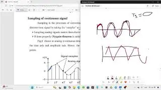 مادة DSP المحاضرة الثانية نظري Signal Sampling and Nyquist theorem