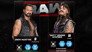Drew McIntyre vs Dirty Dom | King of the Ring Tournament Match 4 | WWE 2K25 Gameplay PS5