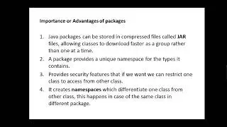 Packages in Java (Part1)