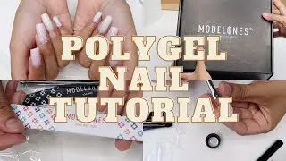 POLYGEL NAIL KIT UNBOXING & APPLICATION | MODELONES