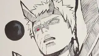 Drawing Obito Uchiha Sage of Six Paths || Naruto