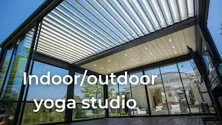 Louvered Roof Pergola Glass Room⎮Long Branch, NJ