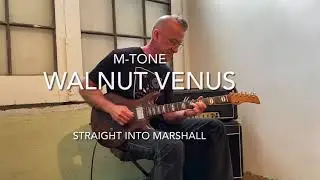 M-tone Walnut Venus - straight into Marshall