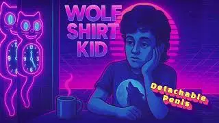 Detachable Penis &mdash; King Missile (80s Retro Synthwave AI Remix) | Wolf Shirt Kid