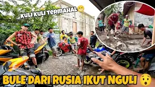TEAM SEMVACK BANTU AKANG MV BANGUN RUMAH BAWA ZX10R YAMAHA R1 ZX25R MODE KULI