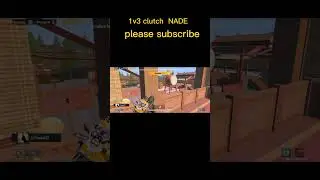 1v3 Clutch NADE pubg mobile #shortvideo #pubgmobile #shortpubg