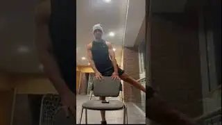 Short lower body chair workout beginner #short #shorts #shortviral #shortsviral #shortfeed #shortsfe