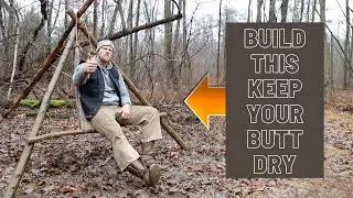Wool Blanket Chair: Bushcraft Furniture, Build a Chair in the Woods