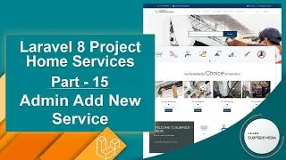 Laravel 8 Project Home Services - Admin Add New Service
