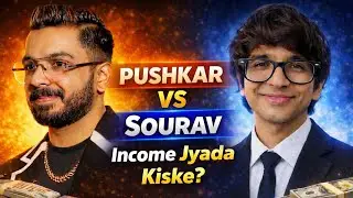 Who makes more money ? |pushkar raj Thakur / sourav Joshi || Real YouTube Earning Comparison 