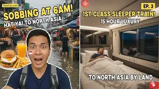 15 Hours on Thailand's BEST First Class Sleeper Train! 🚂 | Hat Yai to Bangkok