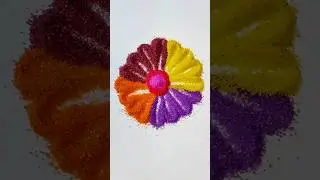 colourmixing 🌈💦💜#rangoli #art #shorts #colors