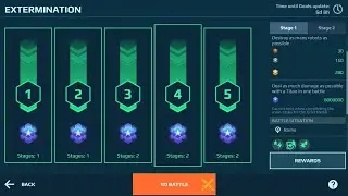 Platnium Level 4 Hunting Grounds | #ExterminationMode #PlayWarRobots