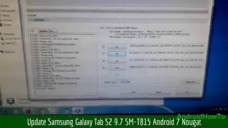 Update Samsung Galaxy Tab S2 9.7 SM-T815 Android 7 Nougat