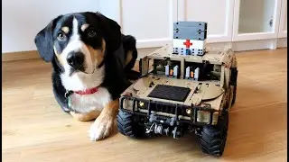 CADA C61036W Humvee Relief Unit RC with LEGO Power Functions