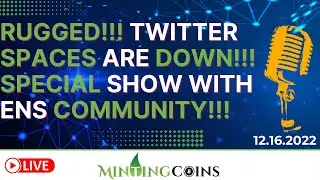 Emergency Live Stream: Twitter Spaces Are Down-Rugged! Let's Discuss :)