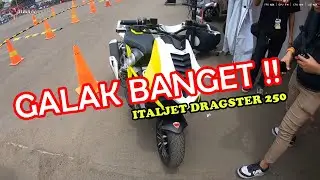KECIL CABE RAWIT !! TEST RIDE ITALJET DRAGSTER 250