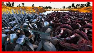 2,000 Minotaur vs 7,000 Heavy Knight & 1,000 Archer | Ultimate Epic Battle Simulator 2 | UEBS 2