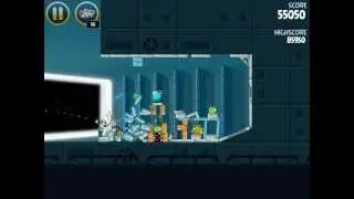Angry Birds Star Wars Level 2-17 Death Star. 3 stars