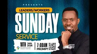 18/01/2026|| LEADERS/WORKERS SERVICE||REV AMOS BONIFACE || Redeemed Gospel Church- Sunton.