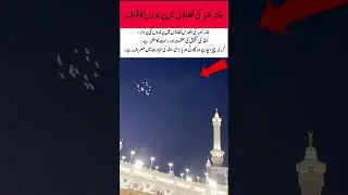 The Sacred Flight: Birds Circling the Kaaba in Divine Worship#islamicvideo #trending #viralvideo