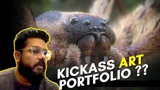 Game Art portfolio review 🎨🎨🎨 Art portfolio Design Ideas | Art portfolio for Job | Vaibhav Chavan