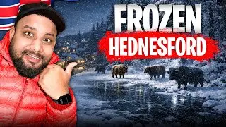 UK Mein Sab Kuch Jam Gaya! Frozen River, Snowfall & Cattles | Hednesford Vlog