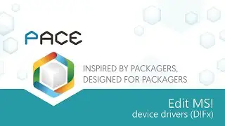 Edit MSI (drivers, DIFx) - PACE Suite 5.5.x