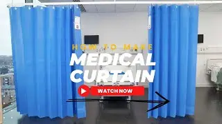 Medical Bedside Screen Curtains Making Machine｜Hospital Cubicle Curtains Production Line