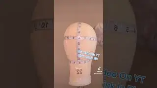 How to create wig measurements in canvas head for wig making